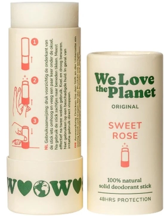 We Love The Planet natuurlijke deodorant stick 40g – Sweet Serenity
